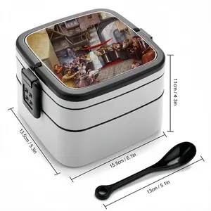 Jewish Wedding Double Layer Bento Box