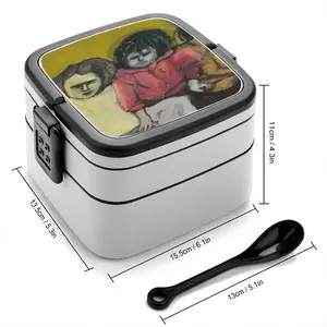 Fear Double Layer Bento Box