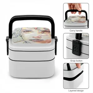 Anna Artsy Double Layer Bento Box