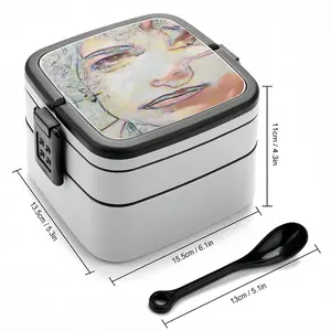 Anna Artsy Double Layer Bento Box