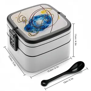 Scribbs F Double Layer Bento Box