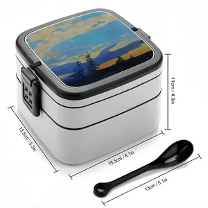 Sunset Double Layer Bento Box