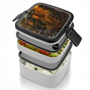 The Gold Of The Night Double Layer Bento Box