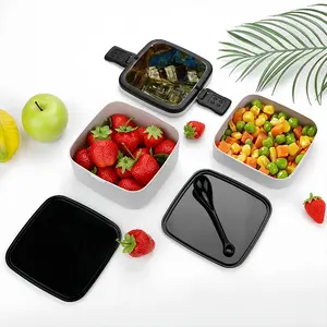 Aououou Double Layer Bento Box