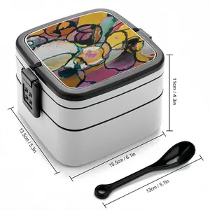 Vibrant Double Layer Bento Box