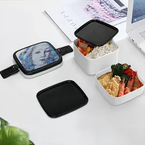 Boticelli'S Madona Double Layer Bento Box