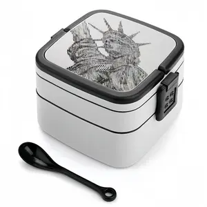 The Statue Of Liberty Double Layer Bento Box