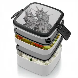 The Statue Of Liberty Double Layer Bento Box