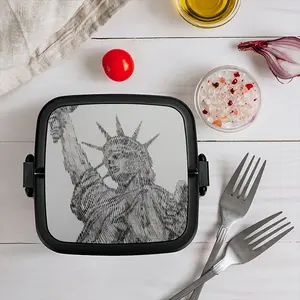 The Statue Of Liberty Double Layer Bento Box