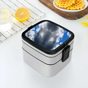 Alien Cloud Queen Double Layer Bento Box