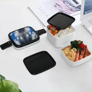 Alien Cloud Queen Double Layer Bento Box