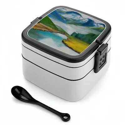 Beauty Of Lake Double Layer Bento Box