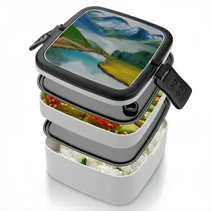 Beauty Of Lake Double Layer Bento Box