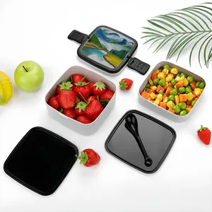 Beauty Of Lake Double Layer Bento Box