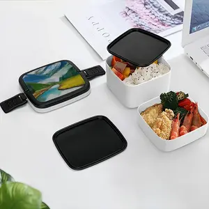 Beauty Of Lake Double Layer Bento Box