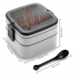 Frosty Evening Double Layer Bento Box