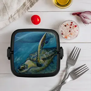 Caribbean Turtle 4 Double Layer Bento Box