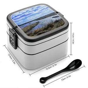 Dramatic Halkirk Double Layer Bento Box