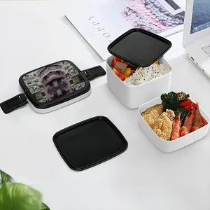 Fraise 3 Double Layer Bento Box