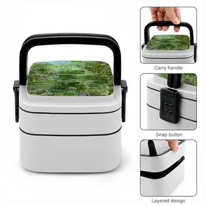 Pond Interior Gift Idea Double Layer Bento Box