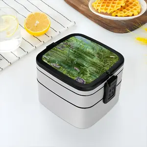 Pond Interior Gift Idea Double Layer Bento Box