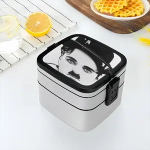 Charlie Chaplin Double Layer Bento Box