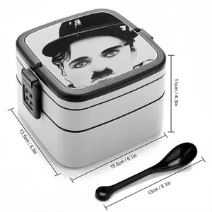 Charlie Chaplin Double Layer Bento Box