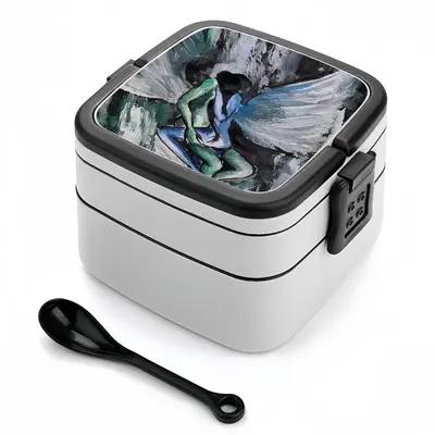 An Angel’S Embrace Double Layer Bento Box