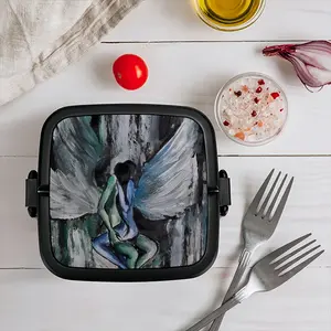 An Angel’S Embrace Double Layer Bento Box