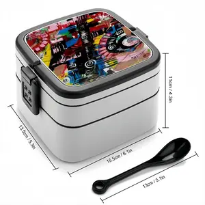 #091 Double Layer Bento Box