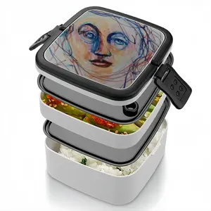 Please Wait For Me Double Layer Bento Box