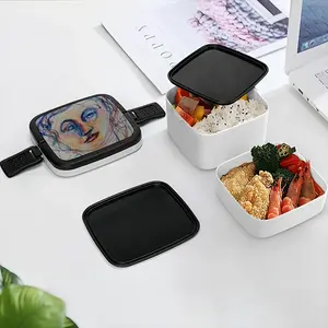 Please Wait For Me Double Layer Bento Box