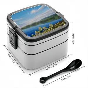 Quiet Noon Double Layer Bento Box