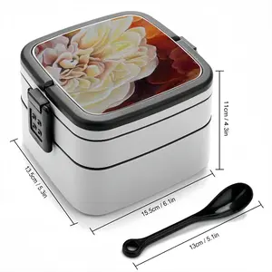 Roses Double Layer Bento Box