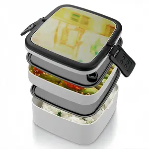 Spacetime Double Layer Bento Box