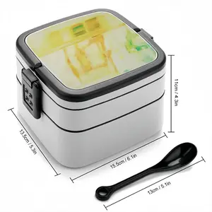 Spacetime Double Layer Bento Box