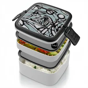 Sd Space4 Double Layer Bento Box