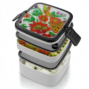 Passion Bird Double Layer Bento Box