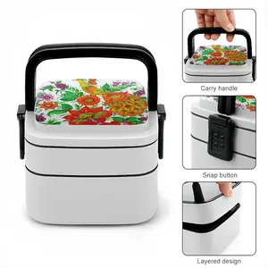 Passion Bird Double Layer Bento Box