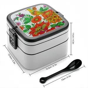 Passion Bird Double Layer Bento Box