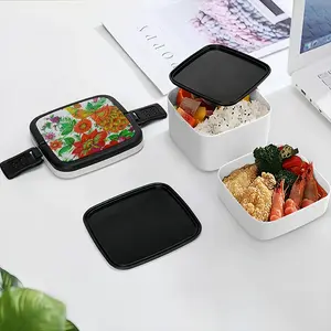 Passion Bird Double Layer Bento Box