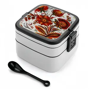 Fire Passion Double Layer Bento Box