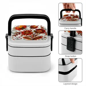 Fire Passion Double Layer Bento Box