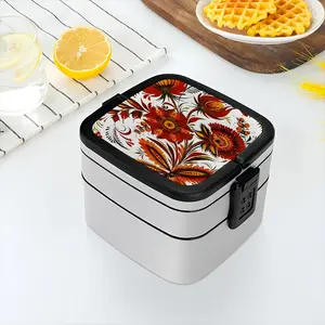 Fire Passion Double Layer Bento Box