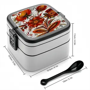 Fire Passion Double Layer Bento Box