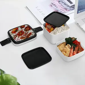 Fire Passion Double Layer Bento Box