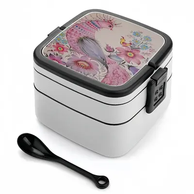 Purple Morning Double Layer Bento Box