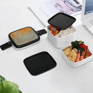 Hello And Goodbye Double Layer Bento Box