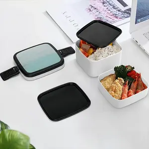 Between You And Me Double Layer Bento Box