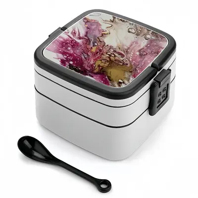 Raspberry Bloom Double Layer Bento Box